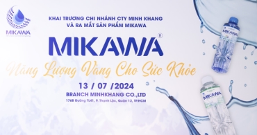 Khai Trương Nước Ion Kiềm Mikawa - Bước Tiến Mới Trong Ngành Nước Uống