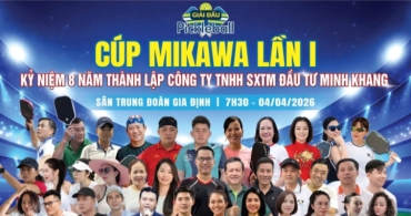 Giải Pickleball cúp Mikawa lần 1: Rực rỡ kỷ niệm 8 năm hành trình phát triển
